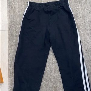 black Brandy Melville sweatpants with strip